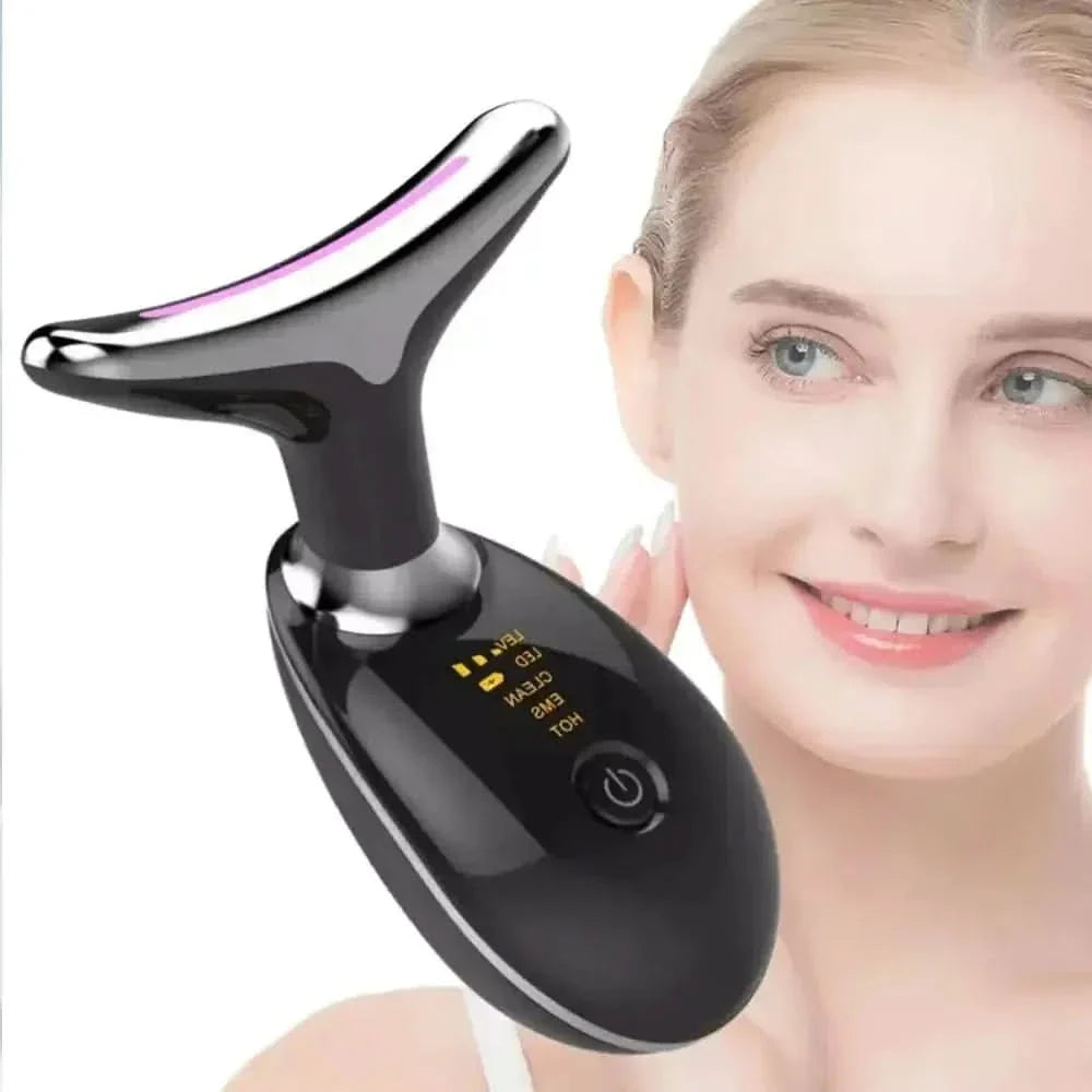 Rejuvenating LED Facial Massager with Heat Therapy - Mycosmeticslondon