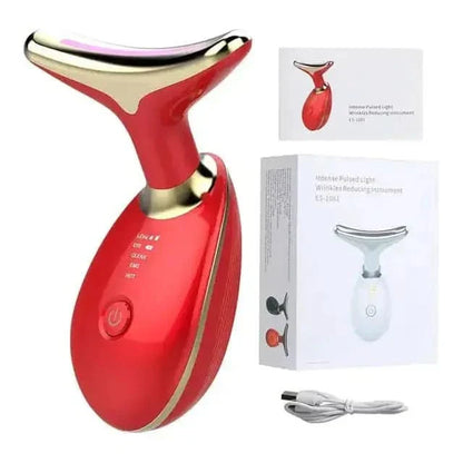 Rejuvenating LED Facial Massager with Heat Therapy