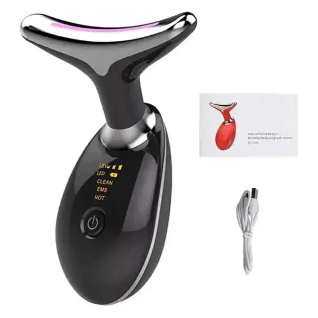 Rejuvenating LED Facial Massager with Heat Therapy