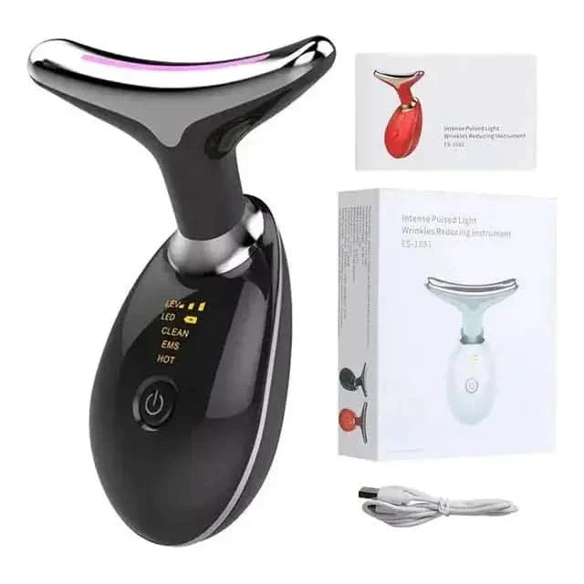Rejuvenating LED Facial Massager with Heat Therapy