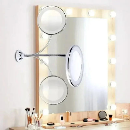 Bright Adjustable Vanity Mirror with LED Lights