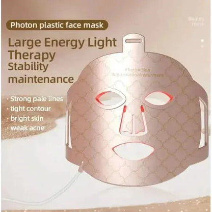Silicone LED Face Mask with Intense Pulsed Light