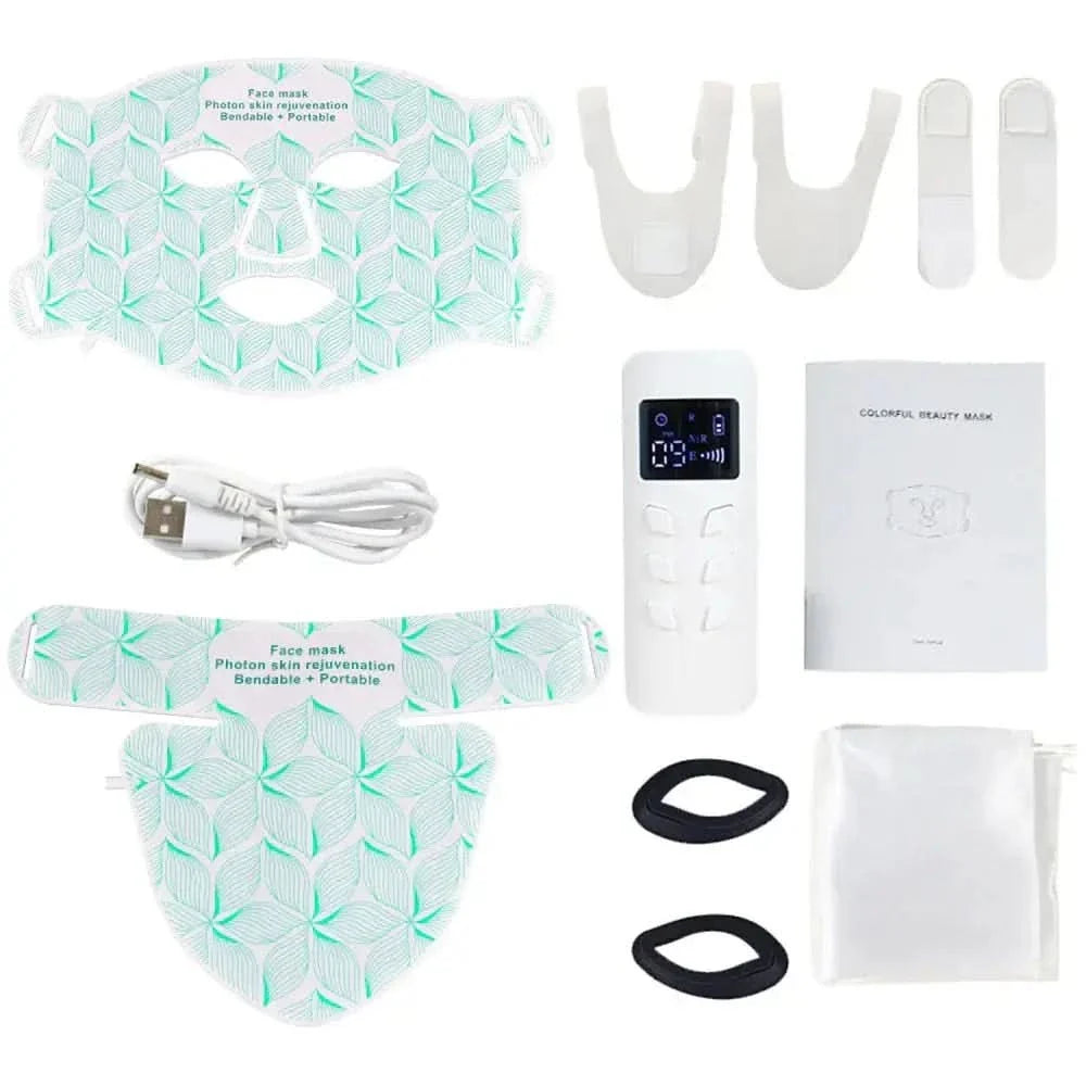 LED Face Skin Renewal Tool Anti Aging Light Therapy