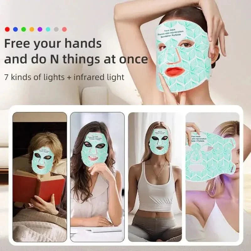 LED Face Skin Renewal Tool  Anti Aging Light Therapy - Mycosmeticslondon
