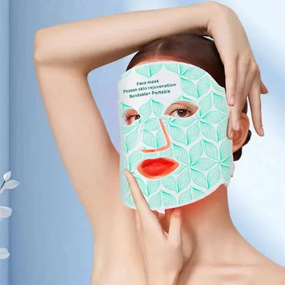 LED Face Skin Renewal Tool Anti Aging Light Therapy