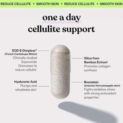 Natural Cellulite Reducing Vitamin Capsules 30 Count