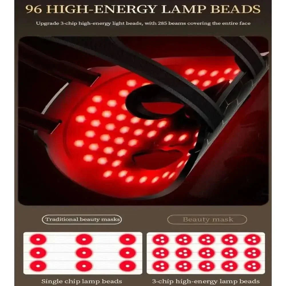 Brightening LED Face Mask for Glowing Skin