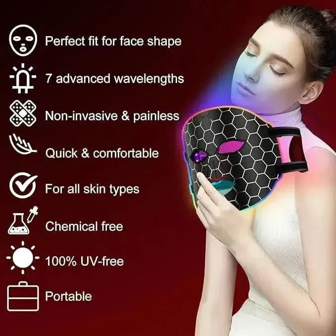 Brightening LED Face Mask for Glowing Skin