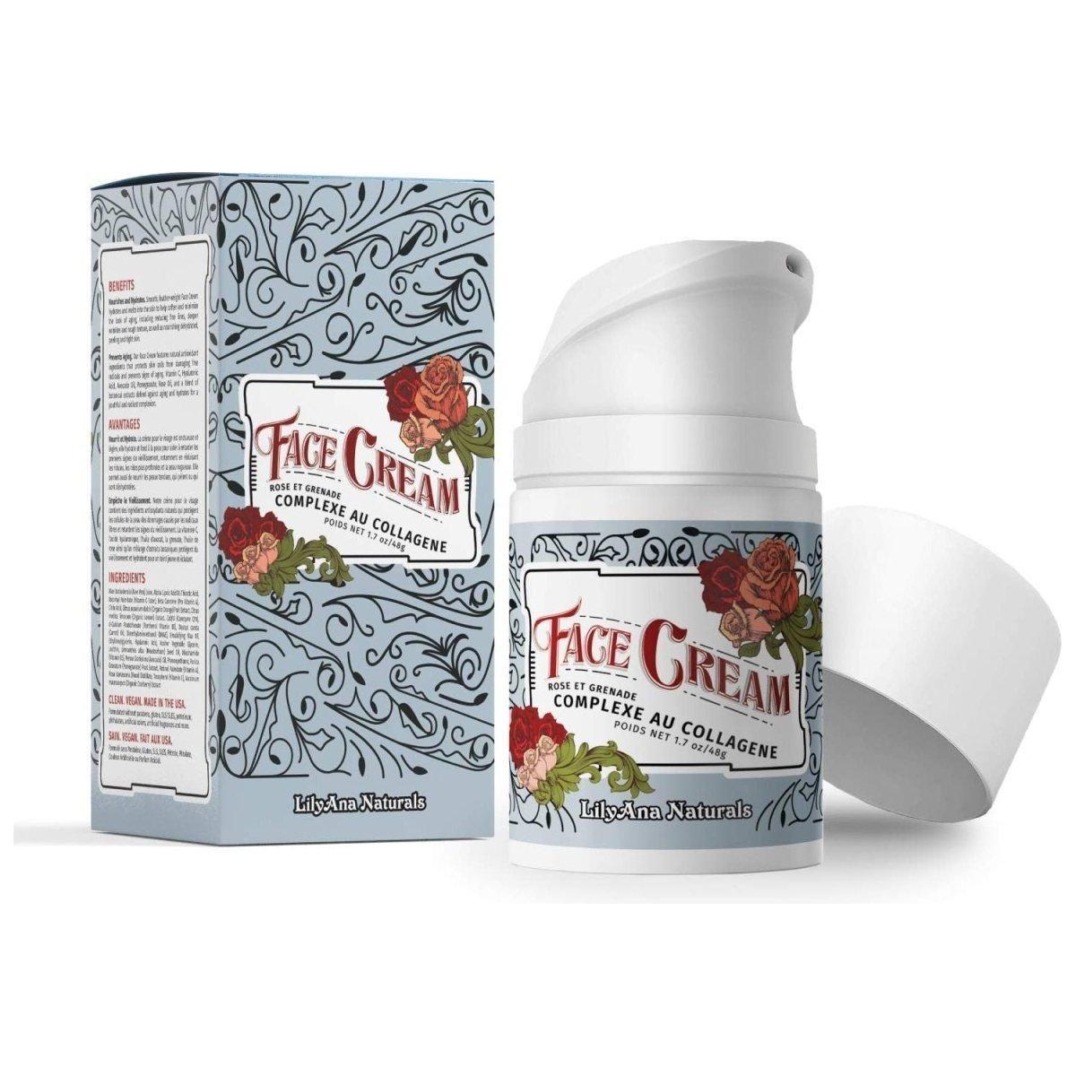 Moisturizing Facial Cream with Rose & Pomegranate