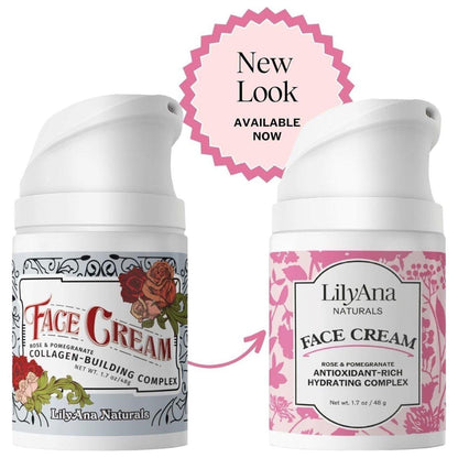 Moisturizing Facial Cream with Rose & Pomegranate