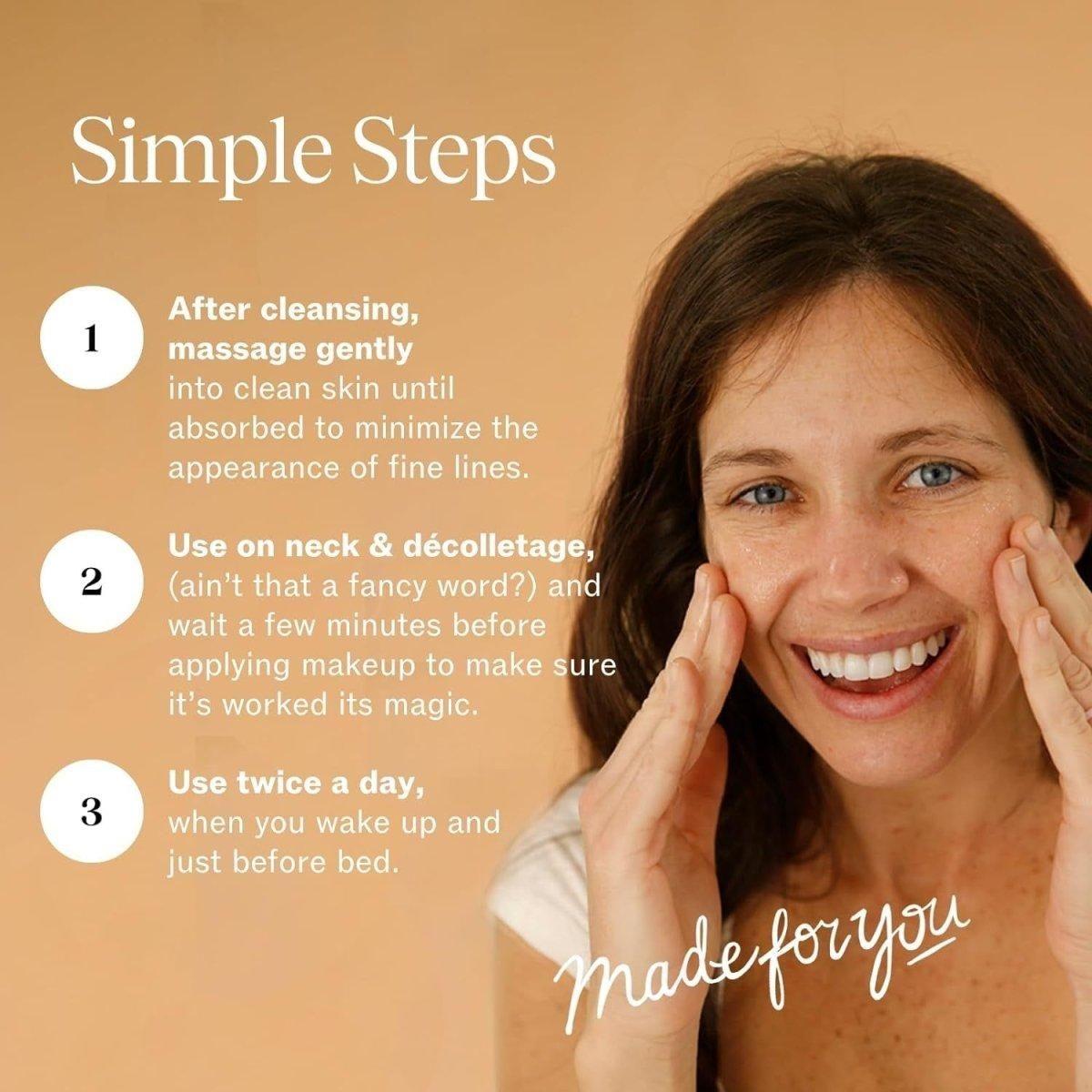 Moisturizing Facial Cream with Rose & Pomegranate
