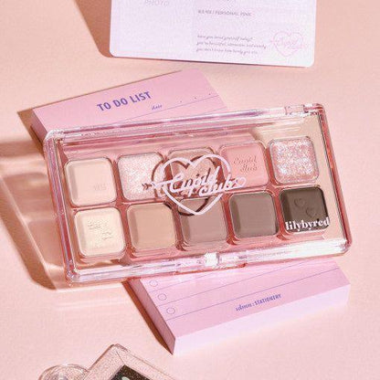 Pretty Eye Shadow Palette - 10 Colors Matte Shimmer - Mycosmeticslondon