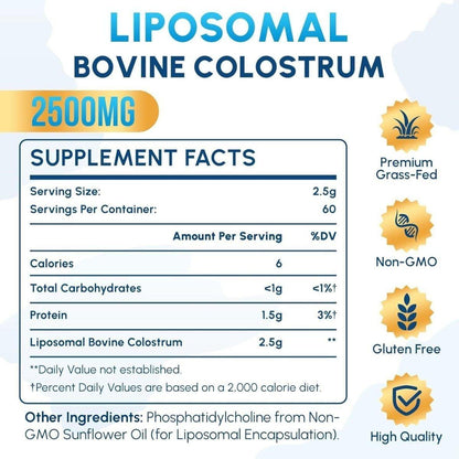 Natural Immune Boosting Colostrum Powder Supplement