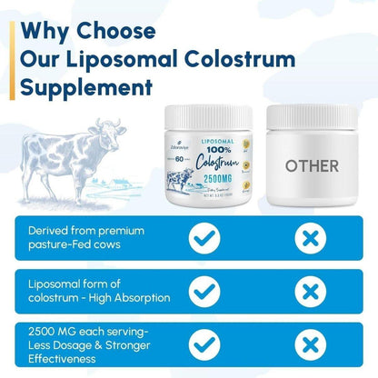 Natural Immune Boosting Colostrum Powder Supplement