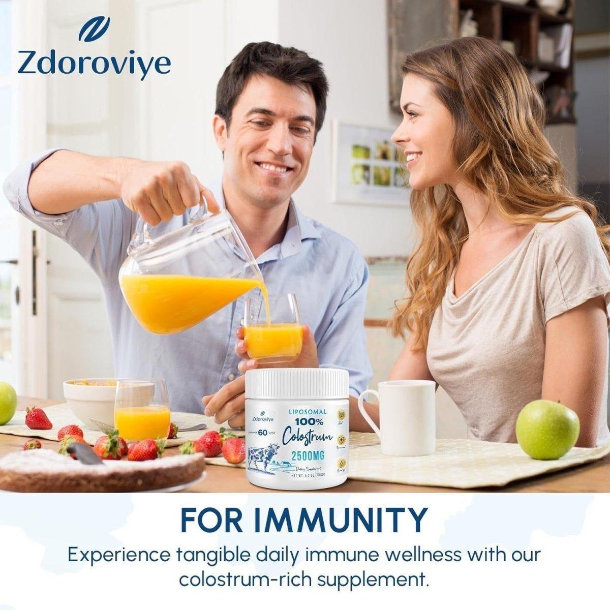 Natural Immune Boosting Colostrum Powder Supplement