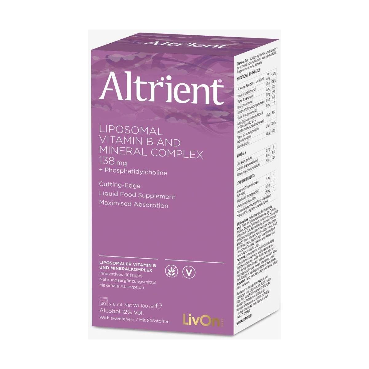 Premium Liposomal Vitamin B Energy Booster Supplement - Mycosmeticslondon