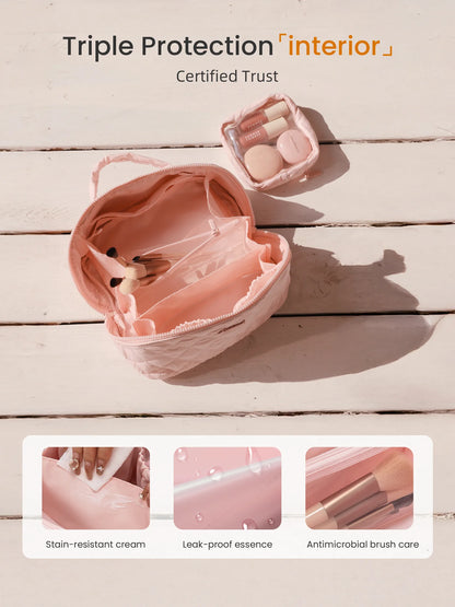Travel Makeup Bag Set