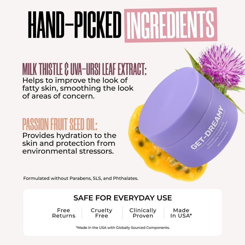 Nighttime Firming Moisturizer Cream for Smoother Skin