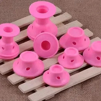 Easy Hair Curler Kit - 10 Soft Rollers for Bouncy Curls