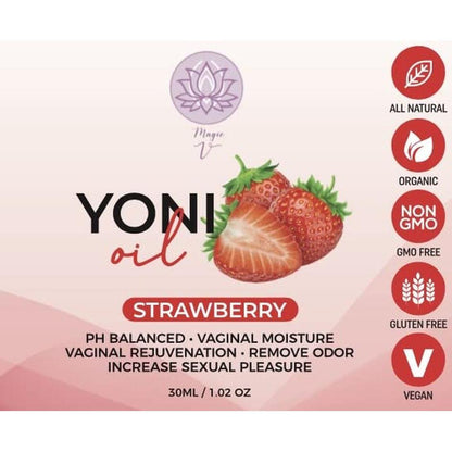 Natural Vaginal Cream for Dryness Relief Strawberry 30ml