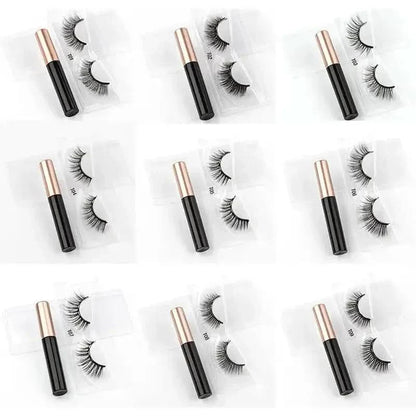 Easy Apply Magnetic Lashes Kit with Waterproof Liner
