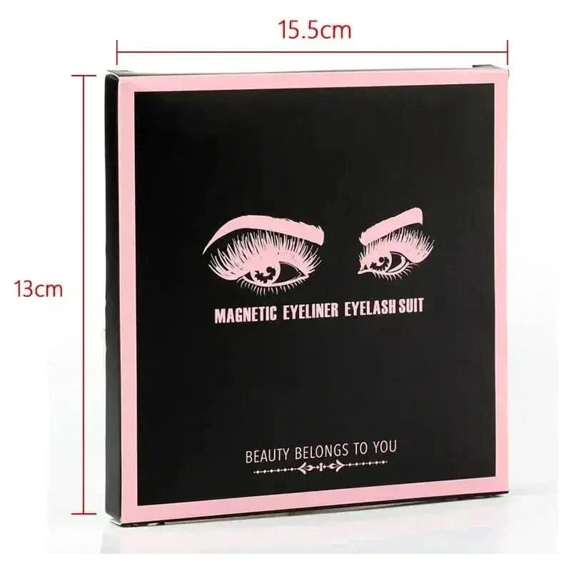 Easy Apply Magnetic Lashes Kit with Waterproof Liner