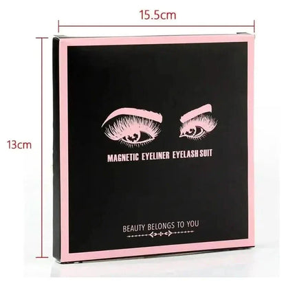 Easy Apply Magnetic Lashes Kit with Waterproof Liner