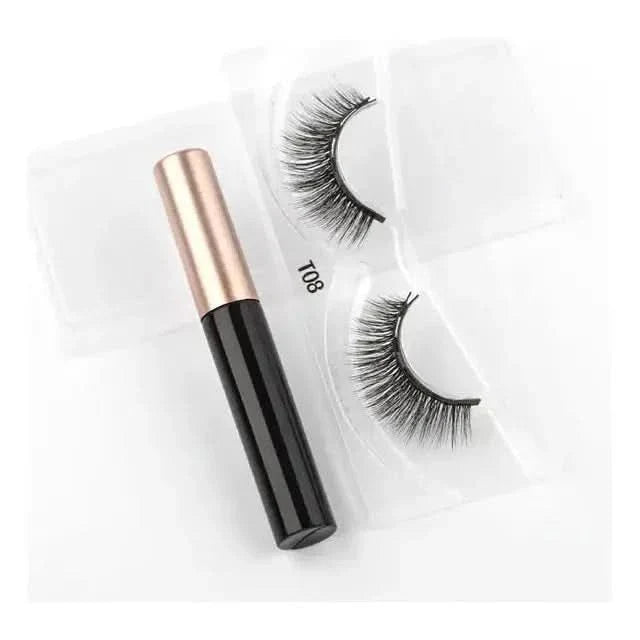 Easy Apply Magnetic Lashes Kit with Waterproof Liner