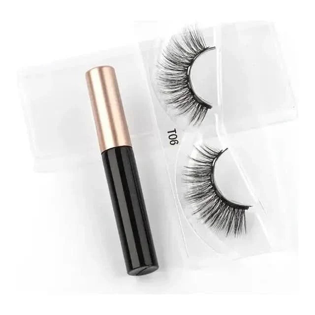 Easy Apply Magnetic Lashes Kit with Waterproof Liner