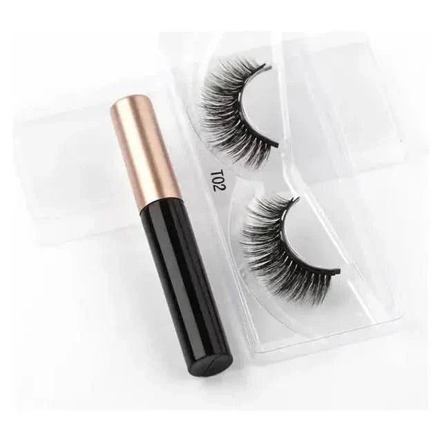Easy Apply Magnetic Lashes Kit with Waterproof Liner