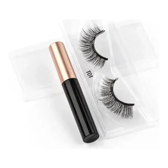 Easy Apply Magnetic Lashes Kit with Waterproof Liner