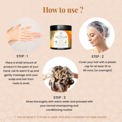 Natural Batana Oil for Hair Growth 120ml