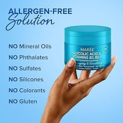 Gentle Daily Exfoliating Pads with Glycolic Acid & Vitamins