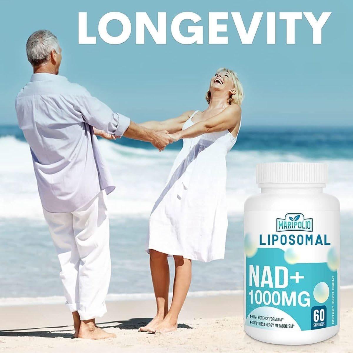 High Potency NAD+ Supplement 1000mg for Energy Boost