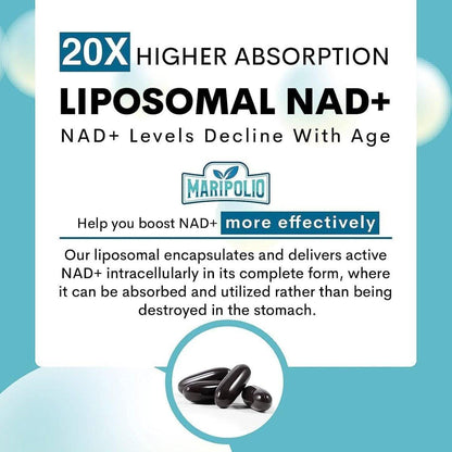 High Potency NAD+ Supplement 1000mg for Energy Boost