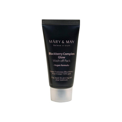Natural Blackberry Clay Face Mask Pack