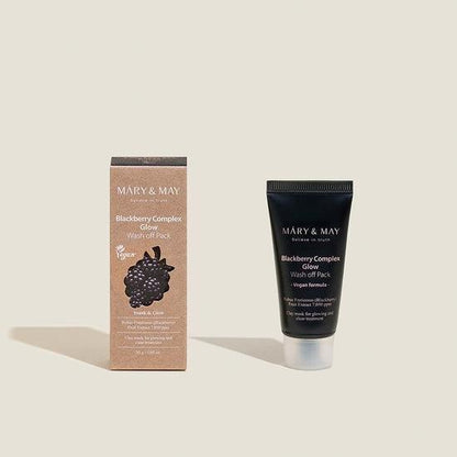 Natural Blackberry Clay Face Mask Pack