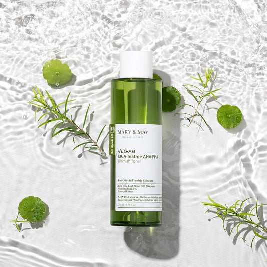 Natural Tea Tree Facial Toner for Acne Skin 200ml - Mycosmeticslondon