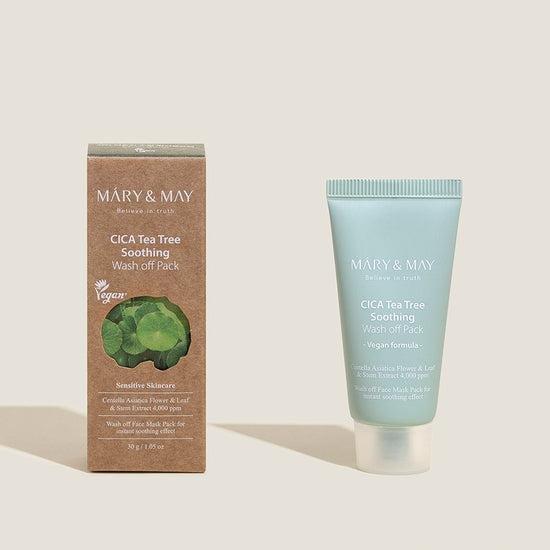 Natural Calming Face Mask with Tea Tree & Cica Extracts