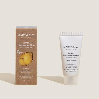 Natural Brightening Face Mask with Vitamin C & Lemon
