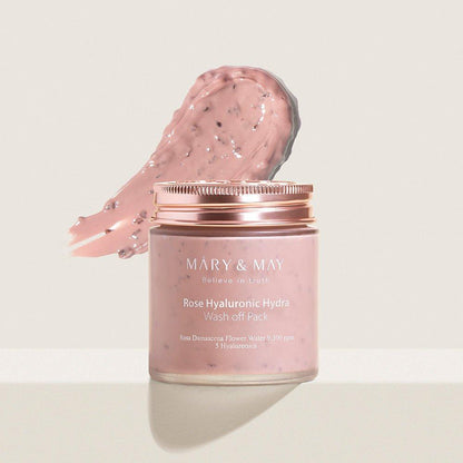Natural Rose Face Mask with Hyaluronic Acid
