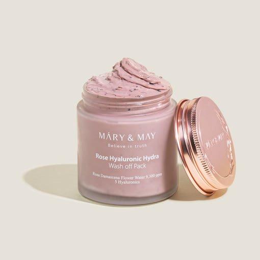 Natural Rose Face Mask with Hyaluronic Acid 300g - Mycosmeticslondon