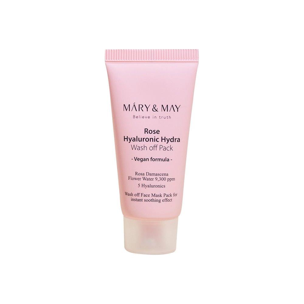 Natural Rose Face Mask Pack with Hyaluronic Acid