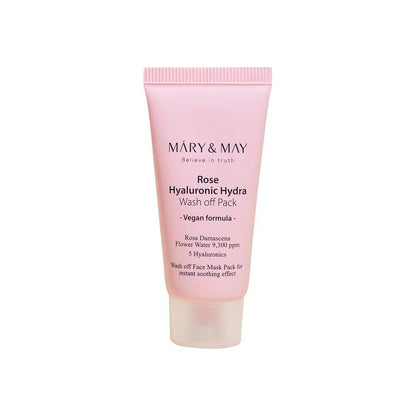 Natural Rose Face Mask Pack with Hyaluronic Acid