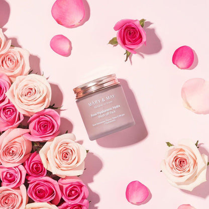 Natural Rose Face Mask Set - Nourishing Hydration Cream