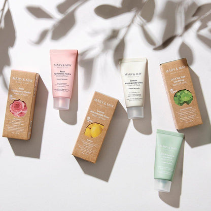 Natural Face Mask Mini Set - 5 Pack Skincare Gift