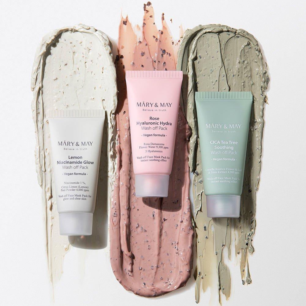 Natural Face Mask Mini Set - 5 Pack Skincare Gift
