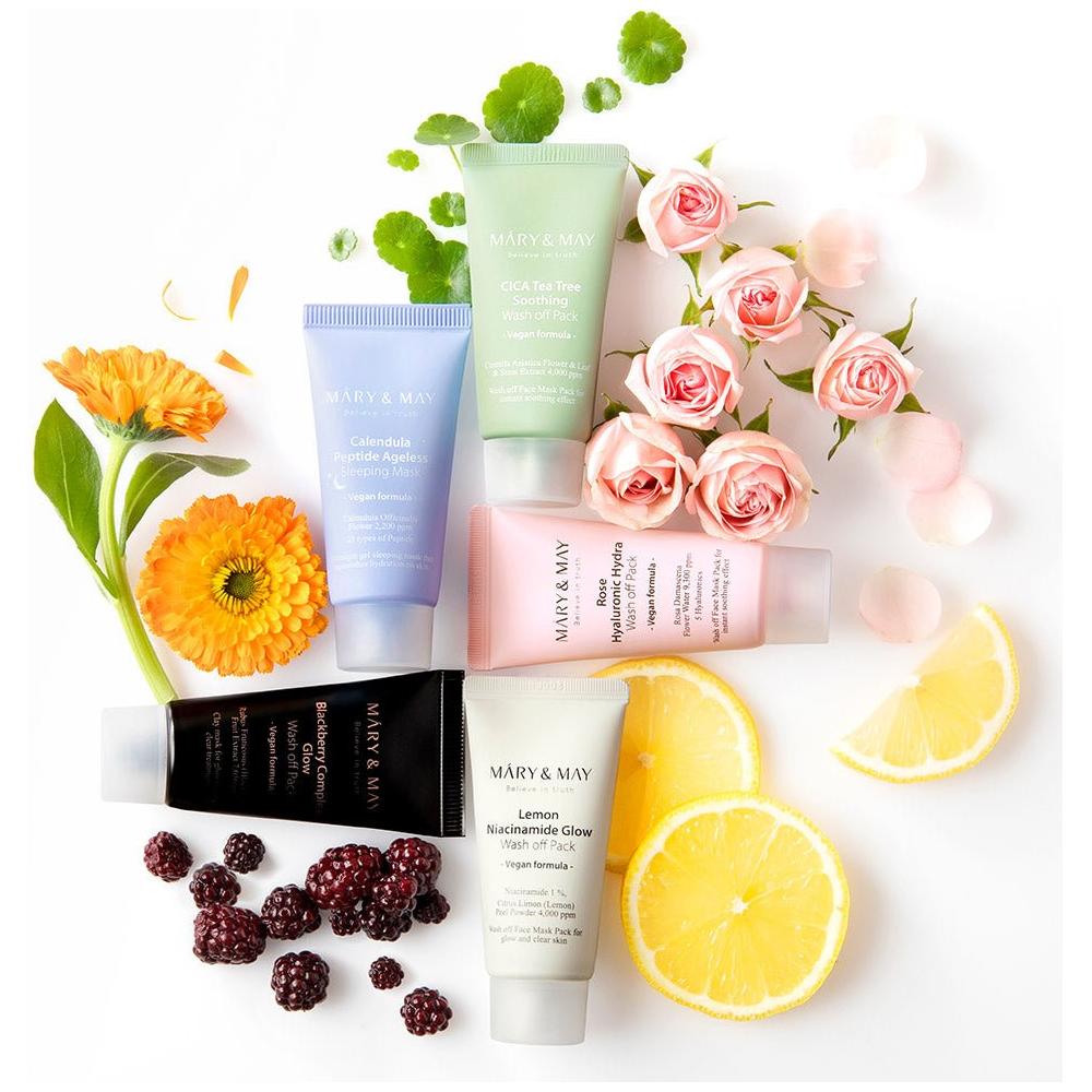 Natural Face Mask Mini Set - 5 Pack Skincare Gift