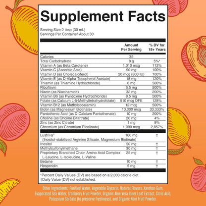 Daily Liquid Vitamin Supplement for Hair and Health