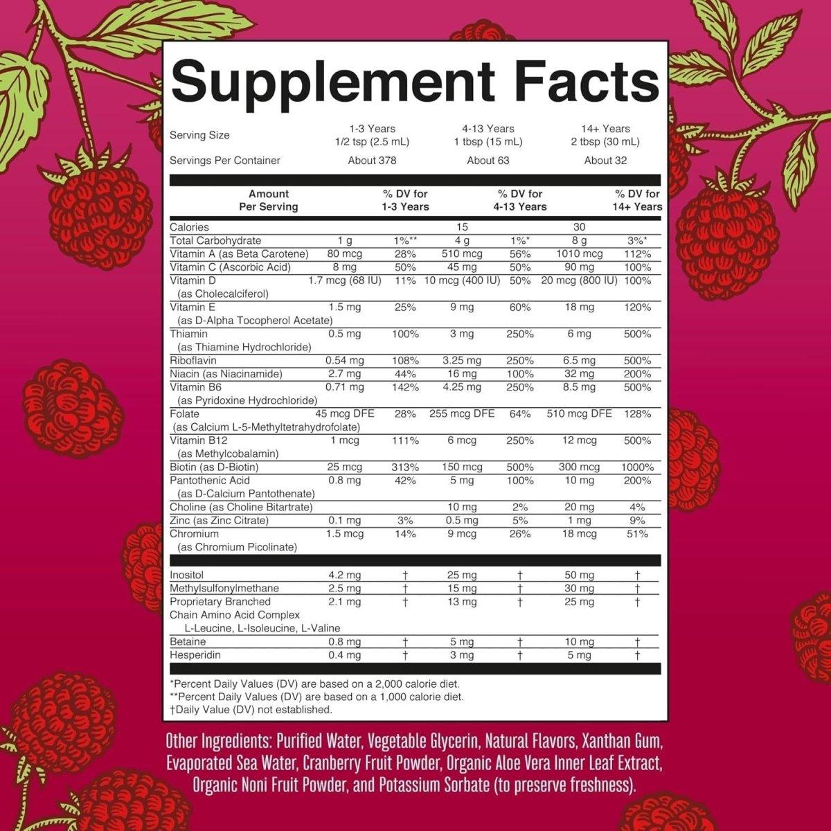 Vegan Daily Multivitamin Liquid Supplement